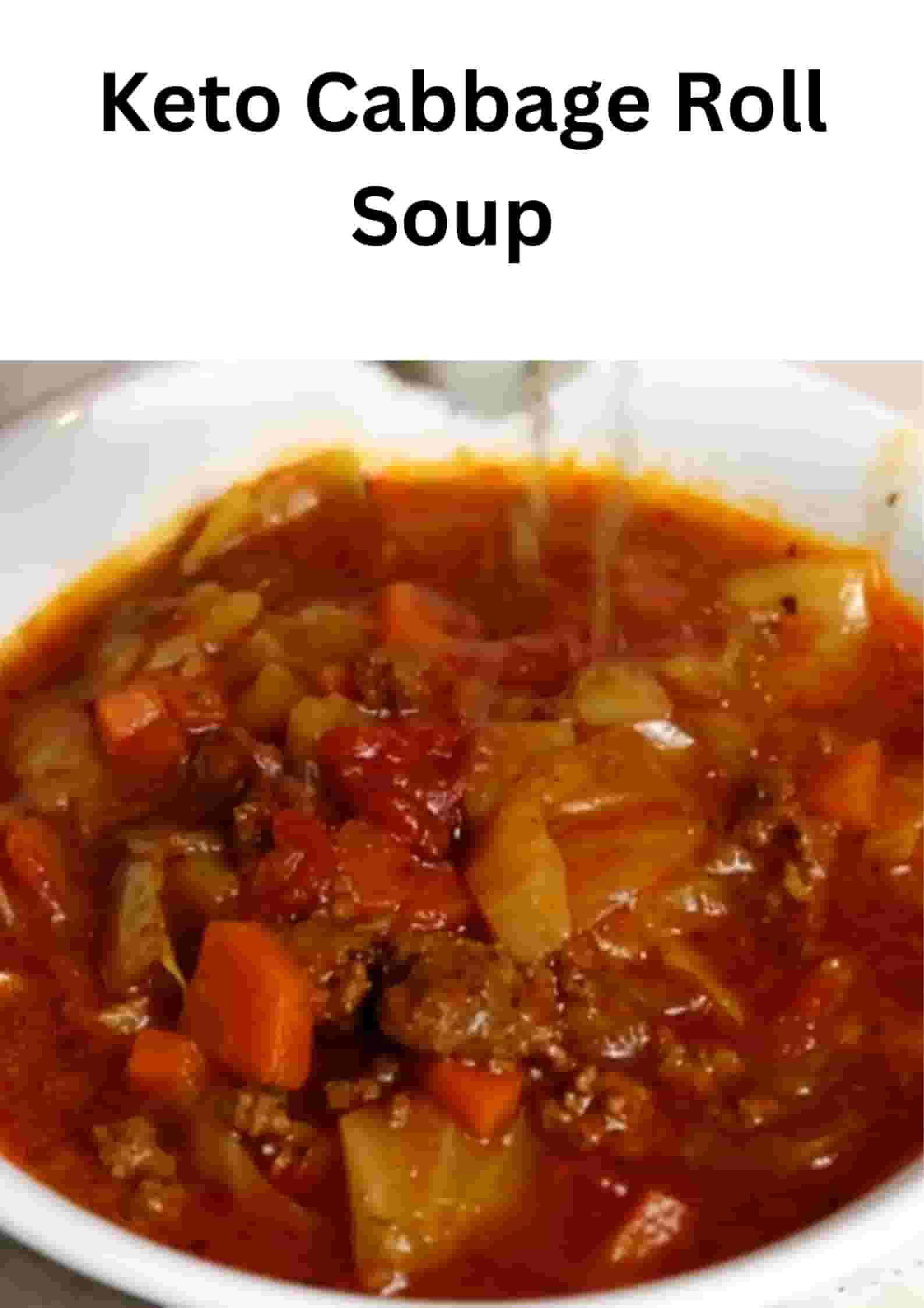 Keto Cabbage Roll Soup