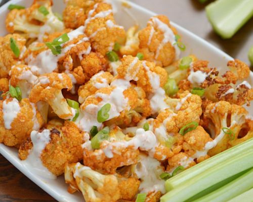 Keto Buffalo Cauliflower