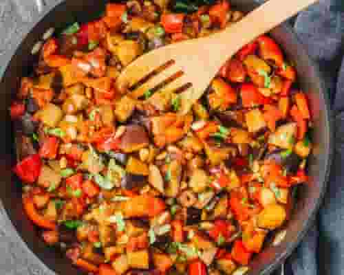 Keto Egg Plant Caponata