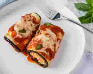 Keto Eggplant Rollatini