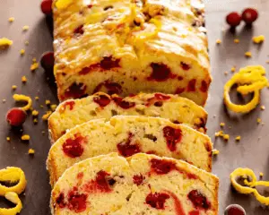 Keto Cranberry Orange Bread