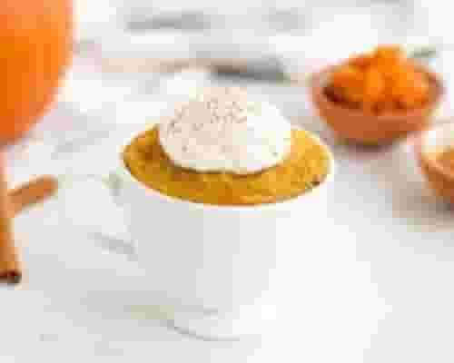 Keto Pumpkin Mug Cake