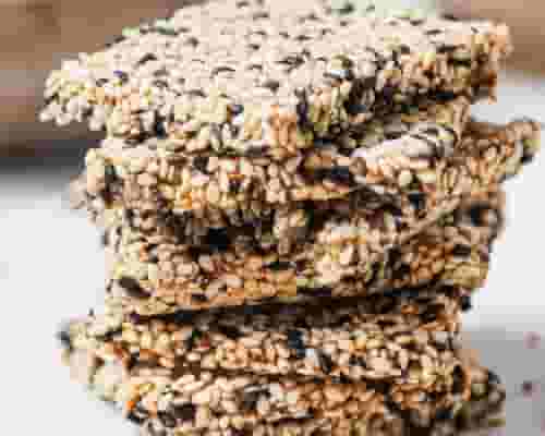 Keto Sesame Cracker