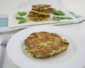 Keto Spinach Feta Savory Pancakes